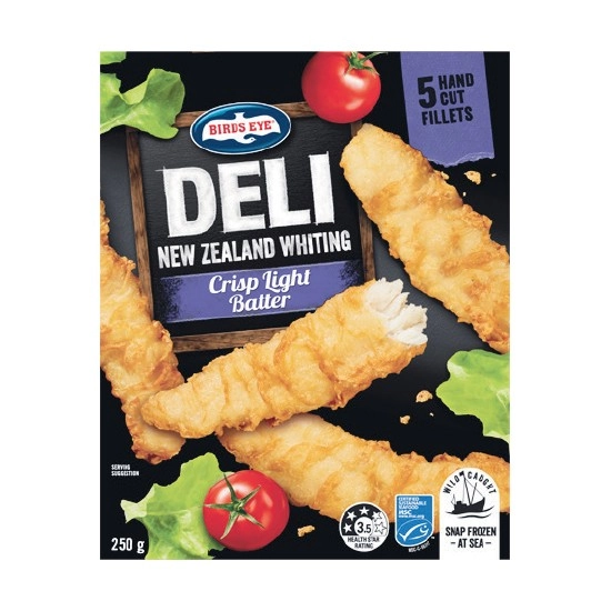 Birds Eye Deli Fish or Snacking Varieties 225-250g