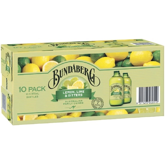 Bundaberg Soft Drink Varieties 10 x 375ml