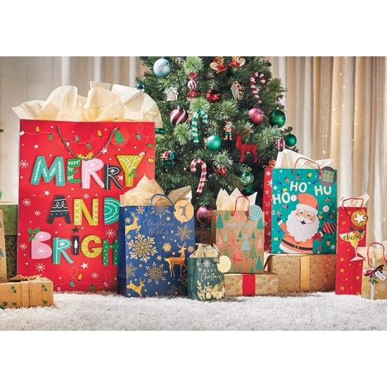 Christmas Gift Bags – Assorted Sizes & Designs