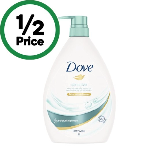 Dove Triple Moisturising Body Wash 1 Litre