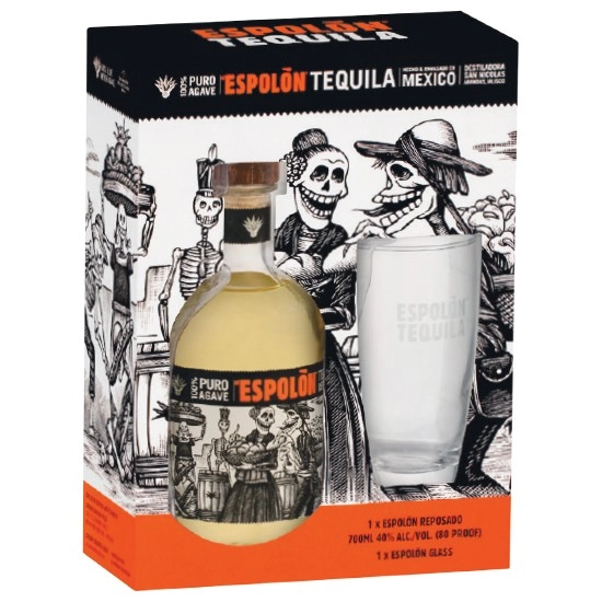 Espolon Reposado + 1 Highball Glass Gift Pack 700ml