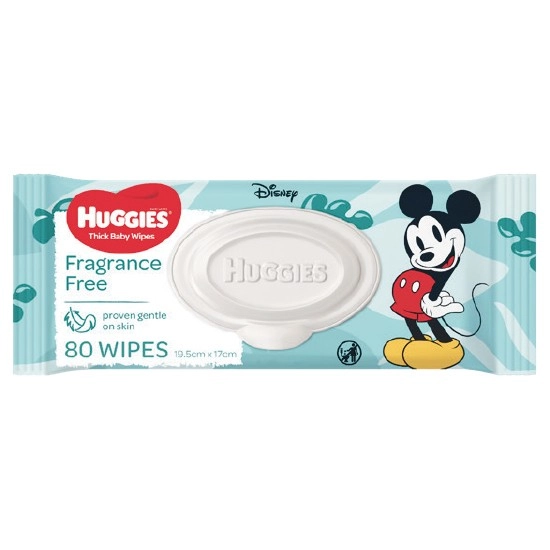 Huggies Baby Wipes Pk 80