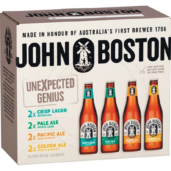 John Boston Explorer 8 Pack