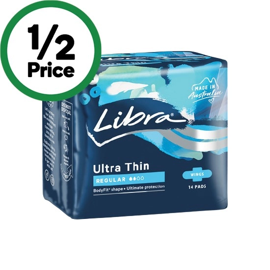 Libra Ultrathin or Extra Pads Pk 10-14