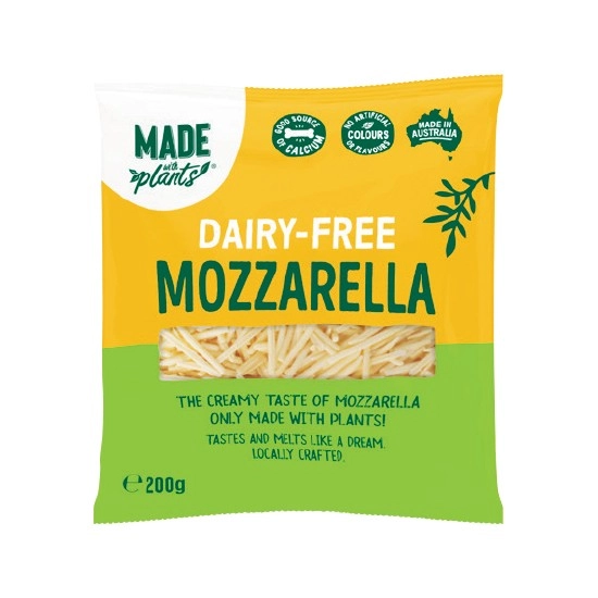 Made With Plants Dairy Free Shredded Mozzarella or Cheddar 200g