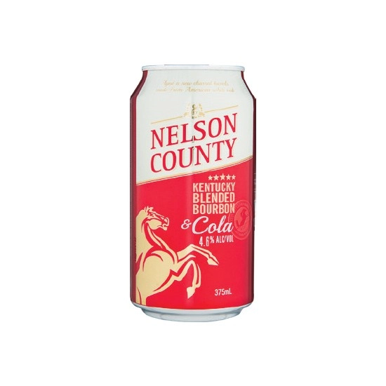 Nelson County Bourbon & Cola 4.6% Cans 24x375ml