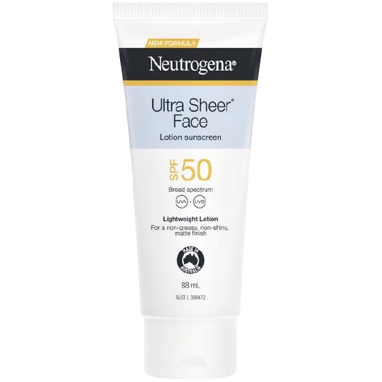 Neutrogena Ultra Sheer Face Lotion Sunscreen SPF50 88ml^