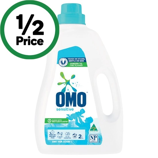 OMO Laundry Liquid 2 Litre or Powder 2 kg