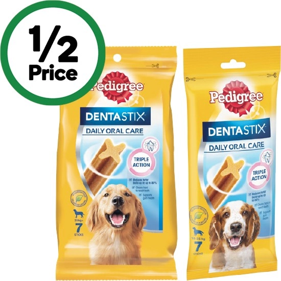 Pedigree Dentastix Dog Treat Pk 7