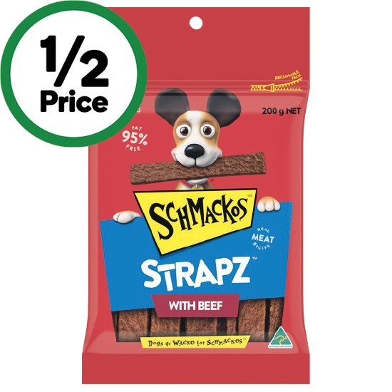 Schmackos Strapz Dog Treats 200g