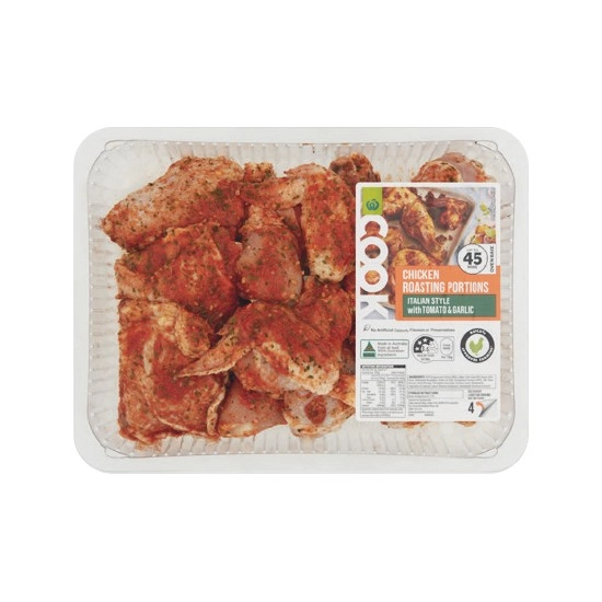 Woolworths COOK Australian RSPCA Approved Chicken Roasting Portions Italian Style