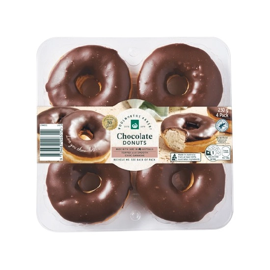 Woolworths Donut Varieties Pk 4