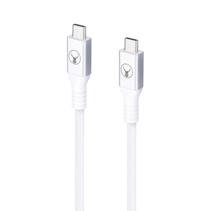 Bonelk 2m Long Life 240W USB-C to USB-C Cable (White)