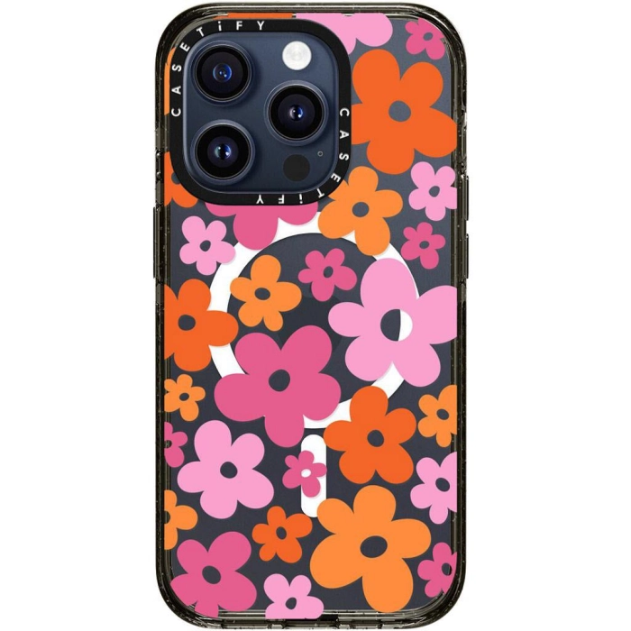 Casetify Impact Case for iPhone 15 Pro Max (Abstract Florals)