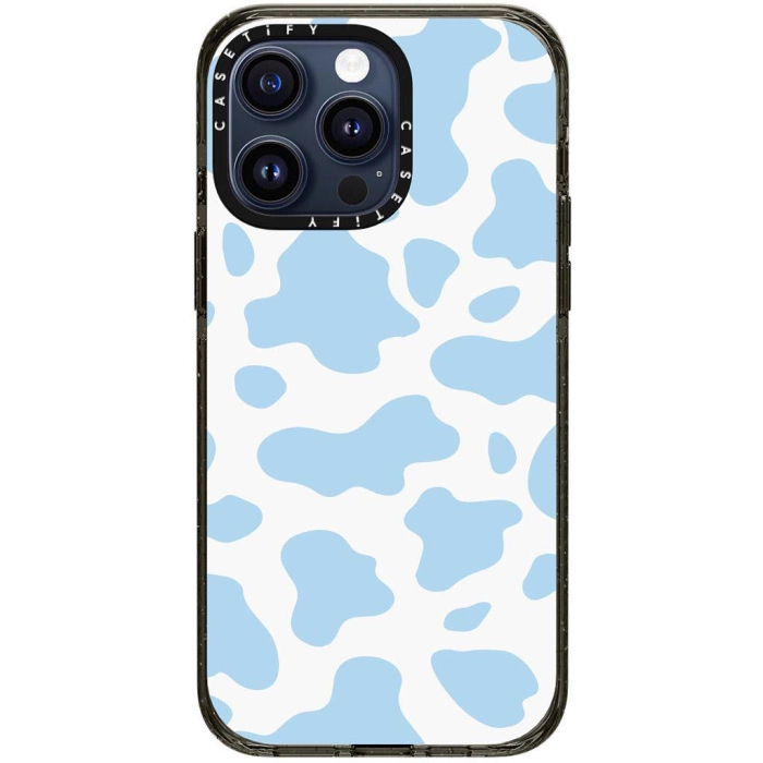 Casetify Impact Case for iPhone 15 Pro Max (Blue Cow)