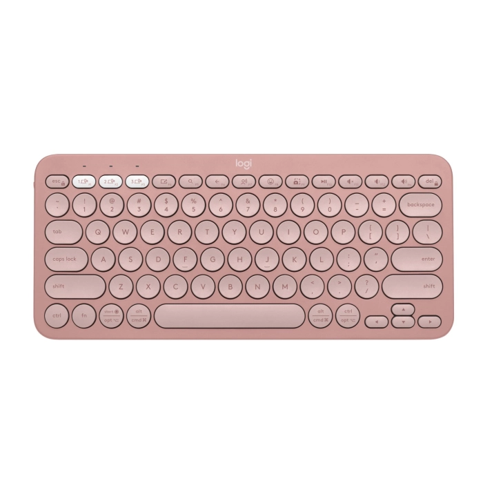Logitech K380S Pebble Keys 2 Wireless Keyboard (Rose)
