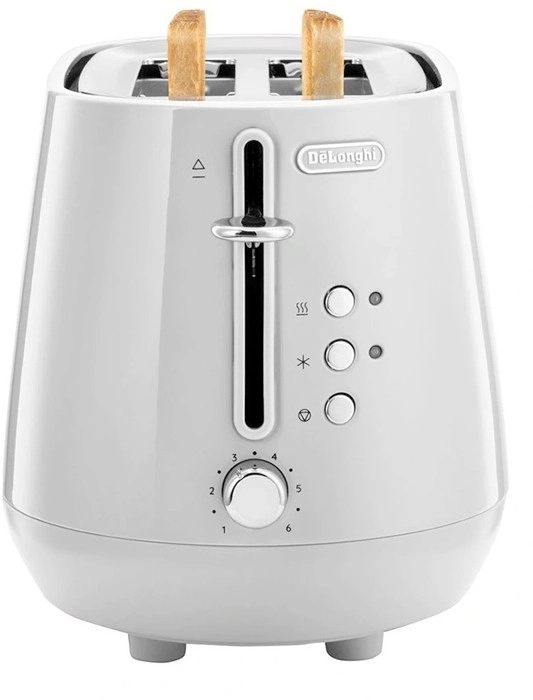 De’Longhi Eclettica 2-Slice Toaster in White