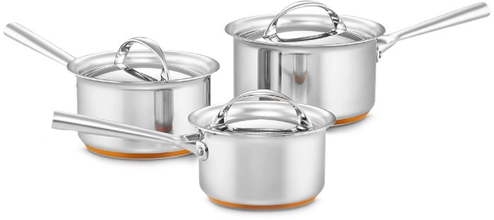 Essteele 3pc Per Vita Saucepan Set