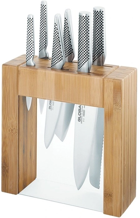 Global 7pc Ikasu Knife Block Set