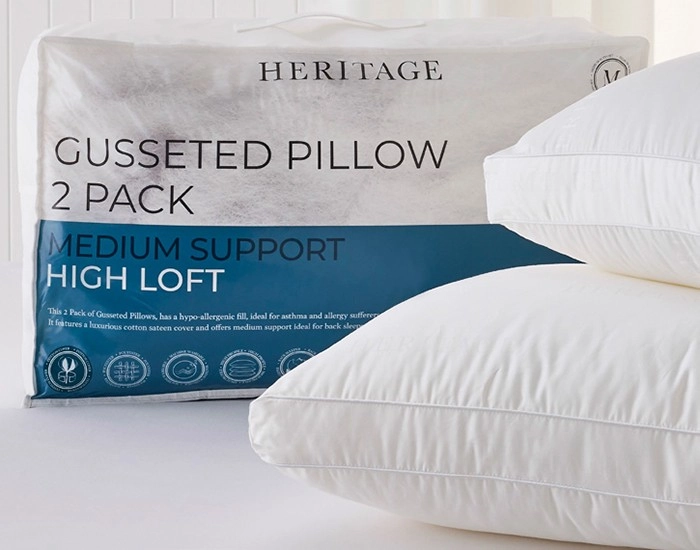 Heritage 2pk Gussetted Pillow