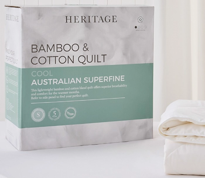 Heritage Bamboo and Cotton Quilt