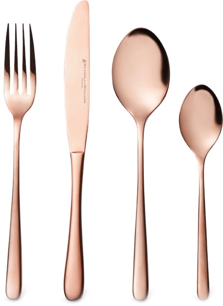 Maxwell & Williams 24pc Leveson Cutlery Set in Copper