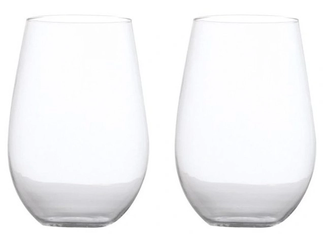 Maxwell & Williams Calia Stemless Wine Glass 580ml Set of 2