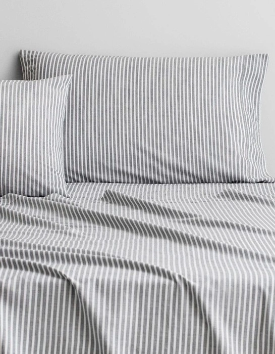 Sheridan Reilly Stripe Sheet Set# in Atlantic