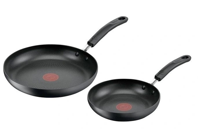 Tefal Specialty Hard Anodised Non-Stick Frypan Set 20 and 26cm