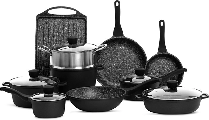 The Cooks Collective 10pc Classic Cookware Set