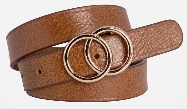 Basque Brittany Leather Belt - Tan