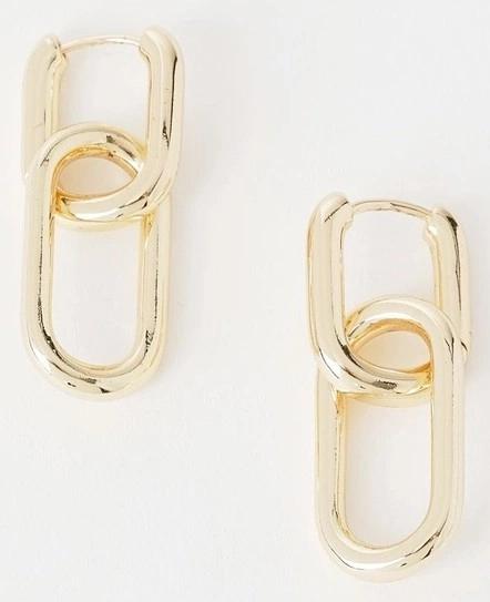 Basque Double Chain Earring