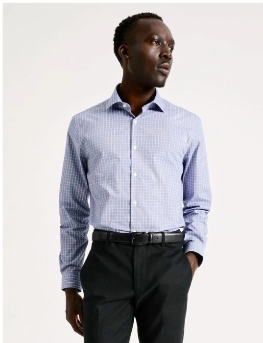 Blaq Slim Business Shirt - Light Blue