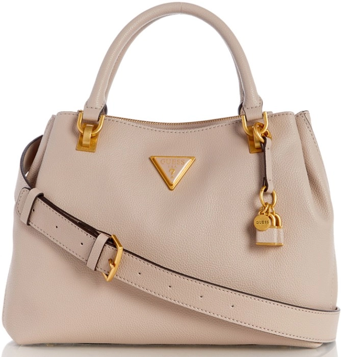 Guess Cosette Luxury Satchel in Taupe