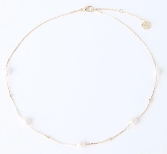 Piper Pearl Bead Necklace