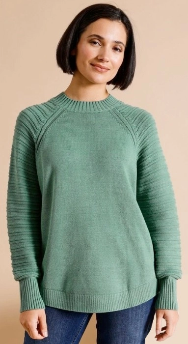 Regatta Petites Organic Cotton Blend Jumper - Lichen