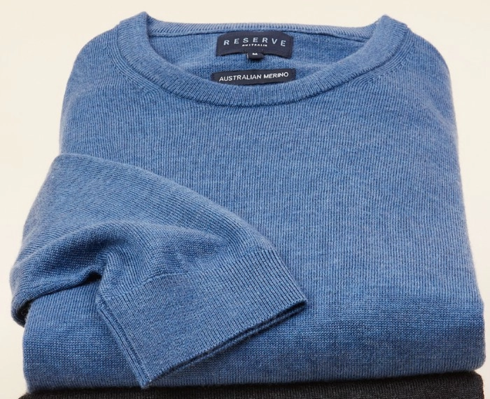 Reserve Merino Knit - Blue