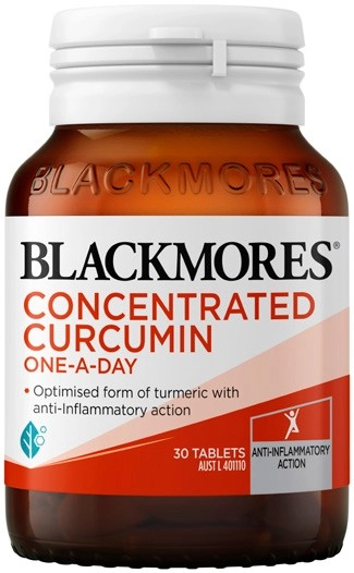 Blackmores Concentrated Curcumin One-A-Day 30 Tablets