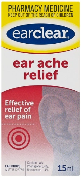 EarClear Ear Ache Relief 15mL