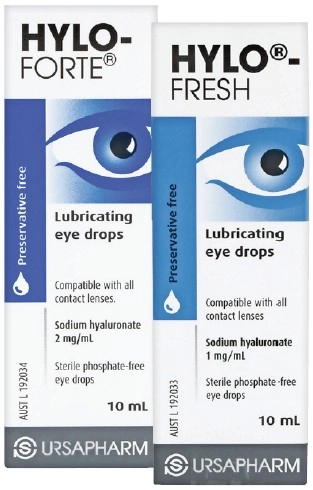 Hylo-Forte or Hylo-Fresh Lubricating Eye Drops 10mL