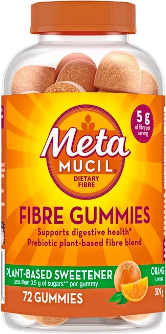 NEW Metamucil 72 Fibre Gummies