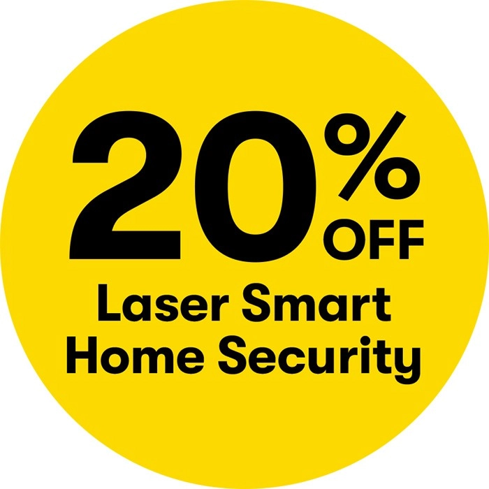 20% off Laser Smart Home Security