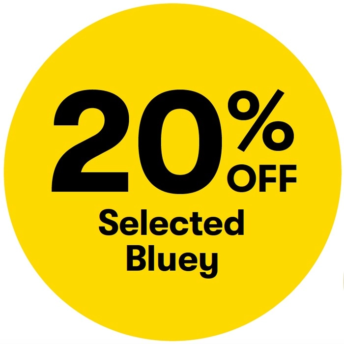 20% off Selected Bluey