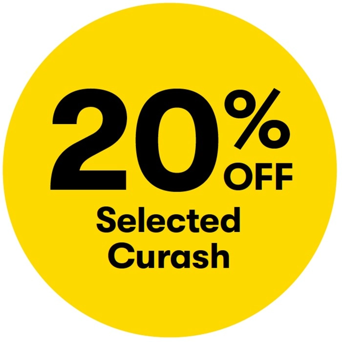 20% off Selected Curash