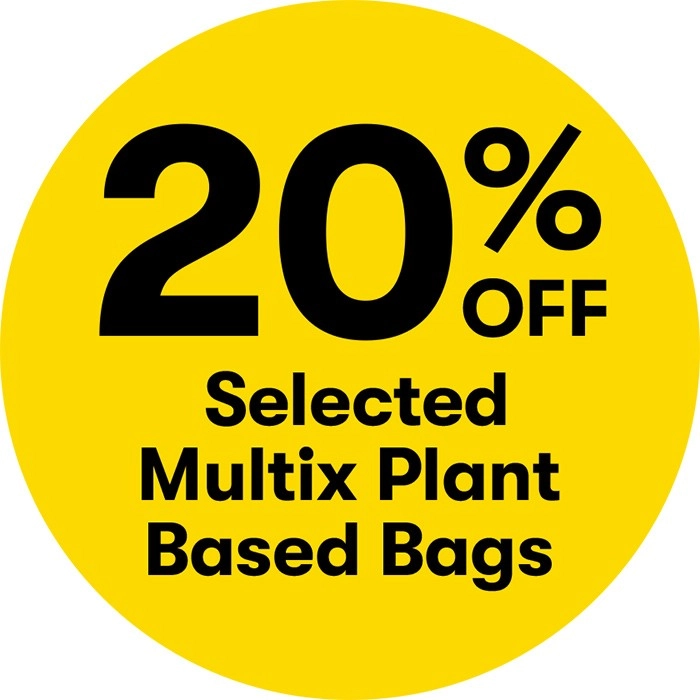 20% off Selected Multix Plant Based Bags