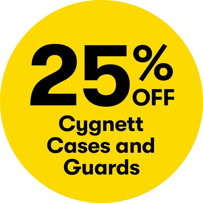 25% off Cygnett Cases and Guards