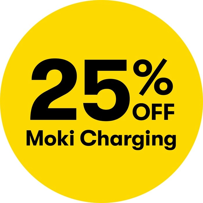 25% off Moki Charging