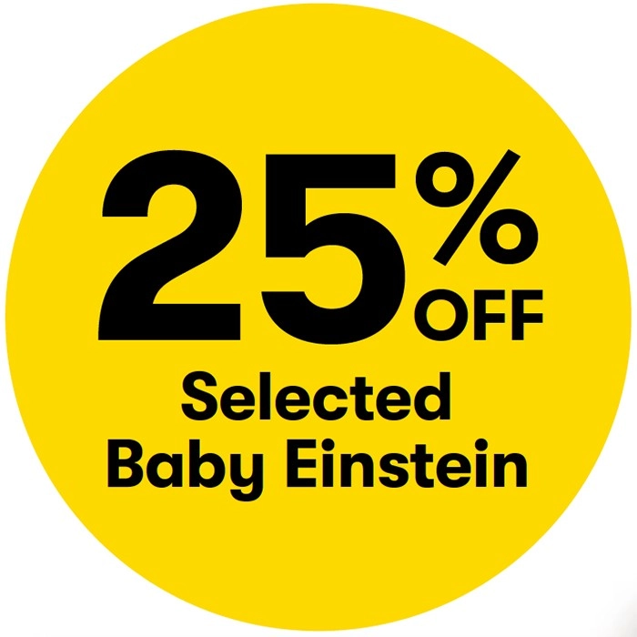 25% off Selected Baby Einstein