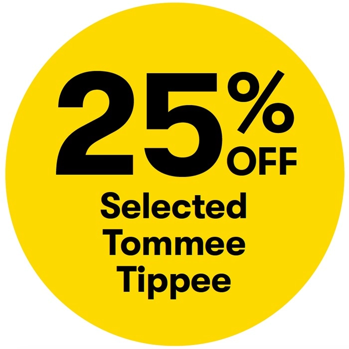 25% off Selected Tommee Tippee