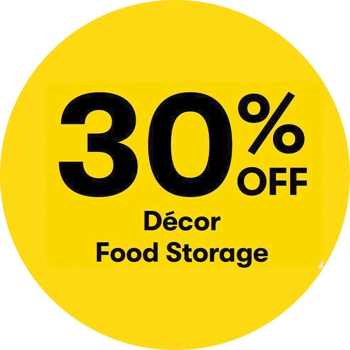 30% off Décor Food Storage